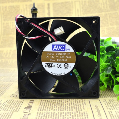 AVC DS125B12E DC12V 0.2A 12cm CPU cooling fan