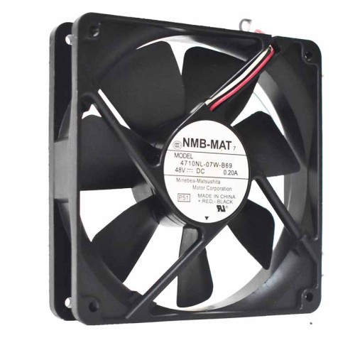 NMB 4710NL-07W-B69 48V 0.2A server inverter cooling fan NMB 4710NL-07W-B69 48V 0.2A server inverter cooling fan