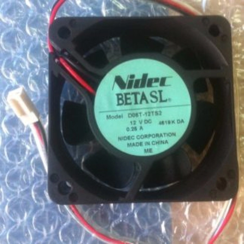 NIDEC D06T-12TS2 60*60*25mm DC12V 0.25A  2Wire Inverter Cooling Fan