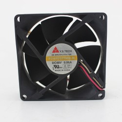 Y.STECH FD488025MB-N 48V 0.06A 8025 8CM double ball bearing cooling fan