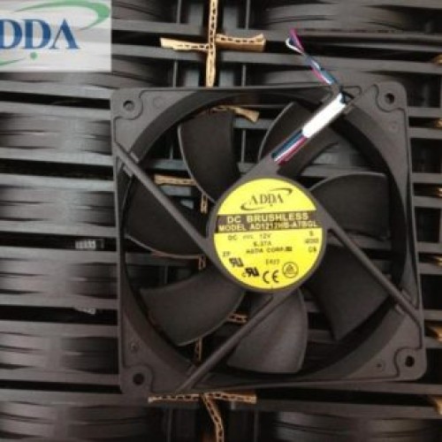 ADDA AD1212HB-A7BGL DC12V 0.37A 4wire PWM 4-wire server cooling fan ADDA AD1212HB-A7BGL DC12V 0.37A 4wire PWM 4-wire server cooling fan