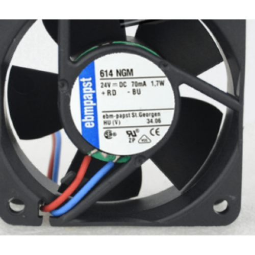 ebmpapst TYP 614NGM 24V 1.7W cooling fan ebmpapst TYP 614NGM 24V 1.7W cooling fan