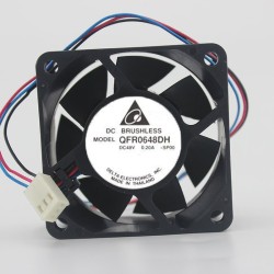 Delta QFR0648DH 48V 0.20A 6CM four-wire PWM cooling fan
