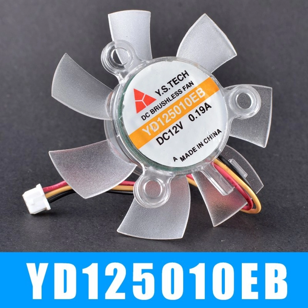 Y.S.TECH YD125010EB 12V 0.19A 3pin graphics cooling fan