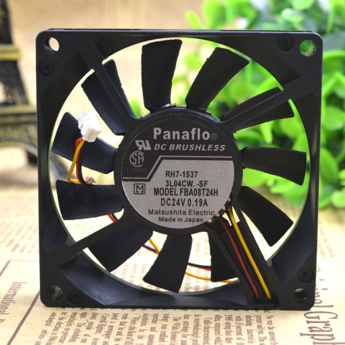 Panaflo FBA08T24H 24V 0.19A 8CM Mute frequency converter fan Panaflo FBA08T24H 24V 0.19A 8CM Mute frequency converter fan