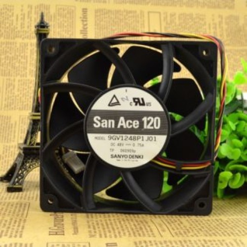 SANYO 9GV1248P1J01 48V 0.75A SANACE120 cooling fan SANYO 9GV1248P1J01 48V 0.75A SANACE120 cooling fan