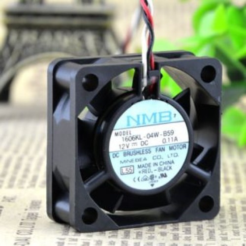 NMB 1606KL-04W-B59 12V 0.11A 40*40*15MM ball axial flow fan NMB 1606KL-04W-B59 12V 0.11A 40*40*15MM ball axial flow fan