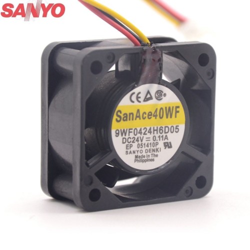 Sanyo 9WF0424H6D05 DC24V 0.11A 3-P axial cooling fan Sanyo 9WF0424H6D05 DC24V 0.11A 3-P axial cooling fan