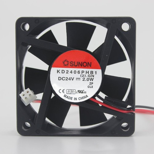 SUNON KD2406PHB1-2GN 24V 2.0W 6CM inverter cooling fan SUNON KD2406PHB1-2GN 24V 2.0W 6CM inverter cooling fan