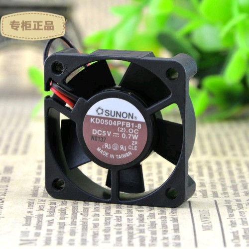 SUNON KD0504PFB1-8 5v 0.7W 2line ball bearing fan SUNON KD0504PFB1-8 5v 0.7W 2line ball bearing fan