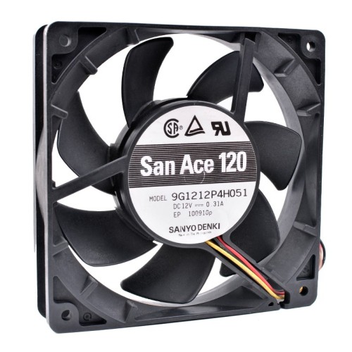 Sanyo 9G1212P4H051 DC12V 0.31A 4pin PWM Computer Cooling Fan Sanyo 9G1212P4H051 DC12V 0.31A 4pin PWM Computer Cooling Fan