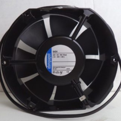 ebm-papst P/N 6424 12-28 NOMINAL VDC 18W 750mA AXIAL COMPACT FAN ebm-papst P/N 6424 12-28 NOMINAL VDC 18W 750mA AXIAL COMPACT FAN