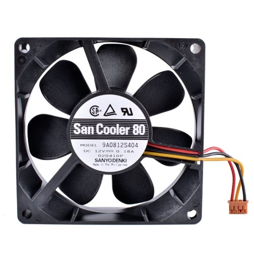 Sanyo 9A0812S404 12V 0.18A Double ball bearing cooling fan Sanyo 9A0812S404 12V 0.18A Double ball bearing cooling fan