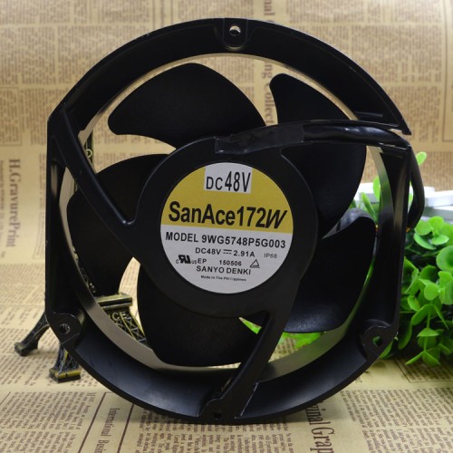 SANYO 9WG5748P5G003 DC48V 2.91A 2000RPM axial flow inverter cooling fan SANYO 9WG5748P5G003 DC48V 2.91A 2000RPM axial flow inverter cooling fan