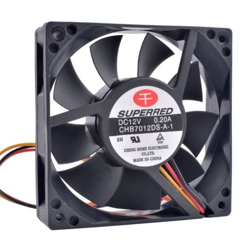 SUPERRED CHB7012DS-A-1 12V 0.20A noise balance cooling fan SUPERRED CHB7012DS-A-1 12V 0.20A noise balance cooling fan