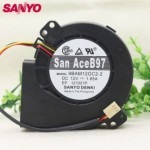SANYO 9BAM12GC2-2 12V 1.85A  9CM wind turbine cooling fan