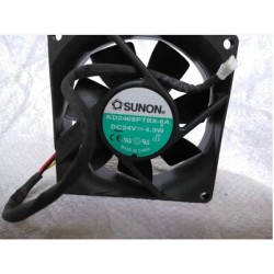 SUNON KD2408PTBX-6A 24V 4.3W 80*80*25 3 lines radiating fan