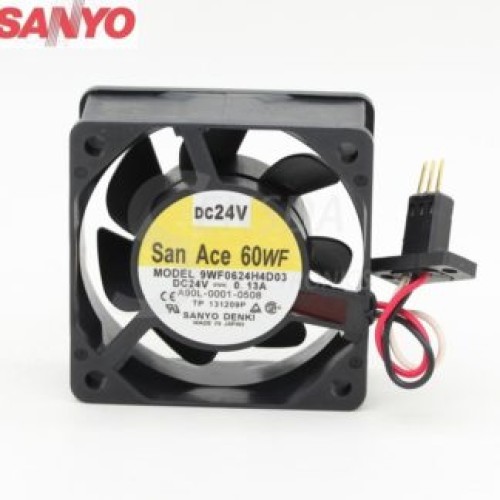 Sanyo 9WF0624H4D03 24V 0.15A inverter server inverter axial cooling fan Sanyo 9WF0624H4D03 24V 0.15A inverter server inverter axial cooling fan