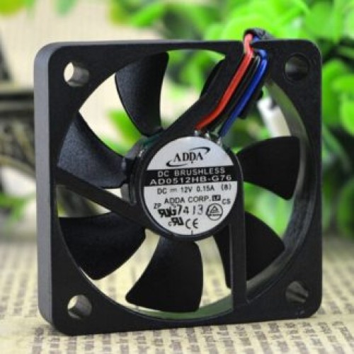 ADDA AD0512HB-G76 DC12V 3P 50*50*10M radiator equipment fan ADDA AD0512HB-G76 DC12V 3P 50*50*10M radiator equipment fan