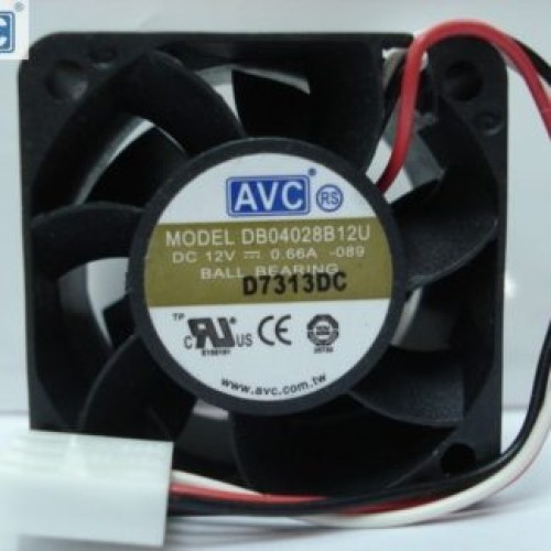 AVC DB04028B12U DC12V 0.66A double ball bearing server inverter cooling fan AVC DB04028B12U DC12V 0.66A double ball bearing server inverter cooling fan