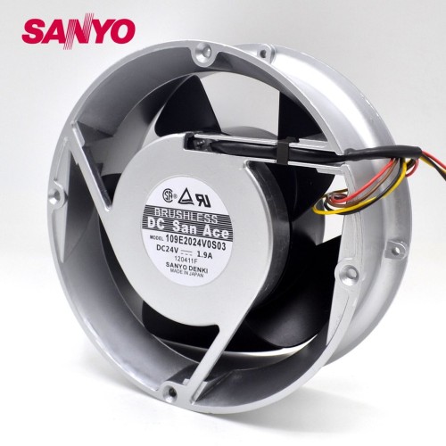 SANYO 109E2024V0S03 24V 1.9A 200*200*70MM 4-wire cooling fan SANYO 109E2024V0S03 24V 1.9A 200*200*70MM 4-wire cooling fan