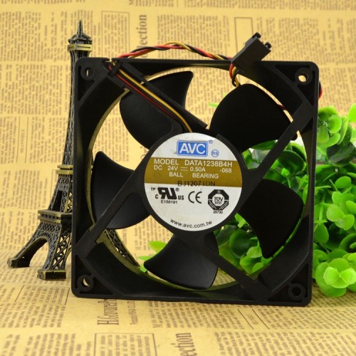 AVC DATA1238B4H 24V 0.50A 12CM cooling fan AVC DATA1238B4H 24V 0.50A 12CM cooling fan