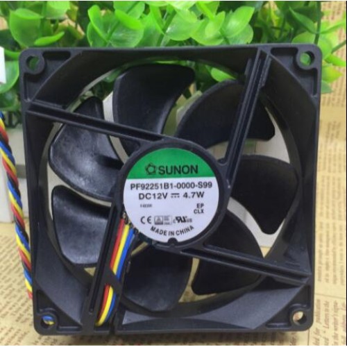 SUNON PF92251B1-0000-S99 12V 4.7W Four-line large Air cooling Fan SUNON PF92251B1-0000-S99 12V 4.7W Four-line large Air cooling Fan