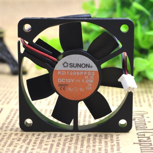 SUNON KD16PFS2 DC12V 1.0W 6CM cooling fan SUNON KD16PFS2 DC12V 1.0W 6CM cooling fan