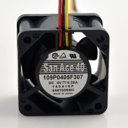 Sanyo 109P0405F307 5V 0.28A 4CM double ball bearing 3-wire cooling fan Sanyo 109P0405F307 5V 0.28A 4CM double ball bearing 3-wire cooling fan