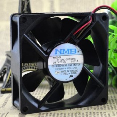 NMB 3110NL-05W-B58 24V 8CM 0.17A inverter cooling fan NMB 3110NL-05W-B58 24V 8CM 0.17A inverter cooling fan