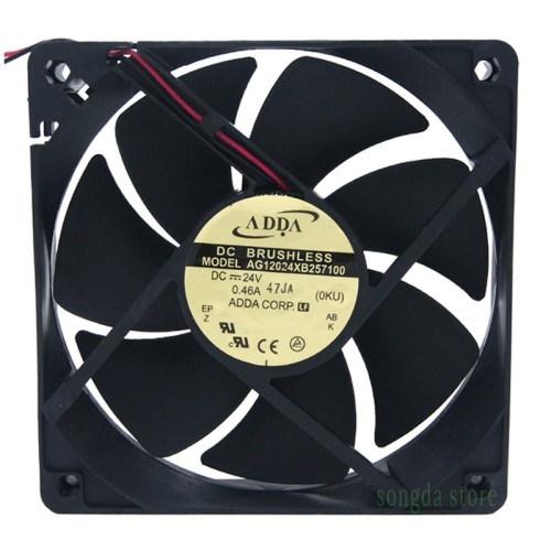 ADDA AG12024XB257100 12CM 24V 0.46A cooling fan ADDA AG12024XB257100 12CM 24V 0.46A cooling fan