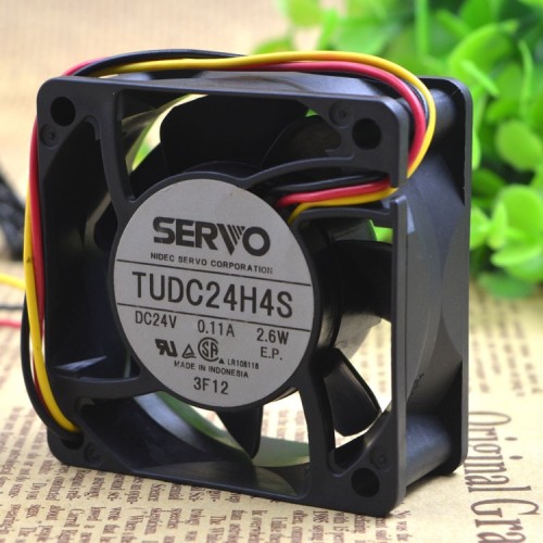 SERVO TUDC24H4S 24V 2.6W 6CM ultra-quiet cooling fan SERVO TUDC24H4S 24V 2.6W 6CM ultra-quiet cooling fan