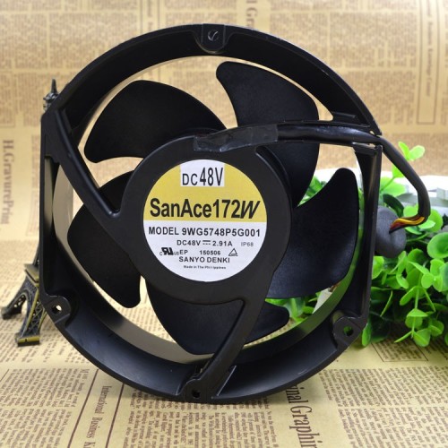 SanAce172W 9WG5748P5G001 48VDC 2.91A IP68 cooling fan SanAce172W 9WG5748P5G001 48VDC 2.91A IP68 cooling fan