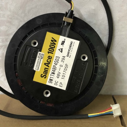 SanAce100W 9W1TM48P4S03 48V 0.29A 4-wire centrifugal turbine fan SanAce100W 9W1TM48P4S03 48V 0.29A 4-wire centrifugal turbine fan