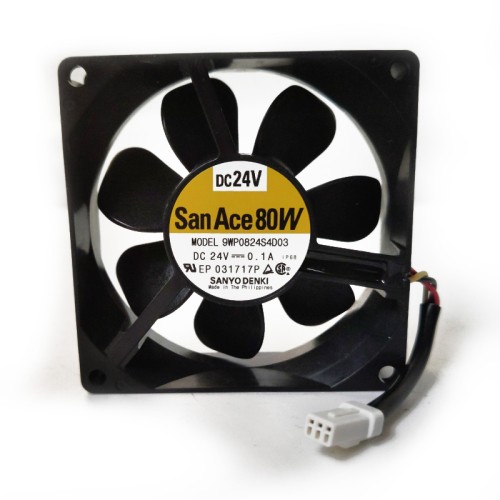 Sanyo 9WP0824S4D03 8CM DC24V 0.1A cooling fan Sanyo 9WP0824S4D03 8CM DC24V 0.1A cooling fan
