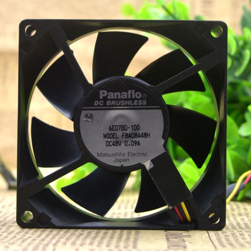 Panaflo FBA08A48H DC48V 0.09A DC BRUSHLESS 3-wire fan Panaflo FBA08A48H DC48V 0.09A DC BRUSHLESS 3-wire fan