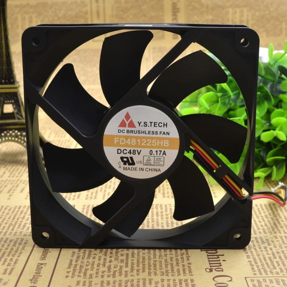 Y.S.TECH  FD481225HB 48V 0.17A 12CM cooling fan