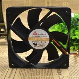 Y.S.TECH  FD481225HB 48V 0.17A 12CM cooling fan
