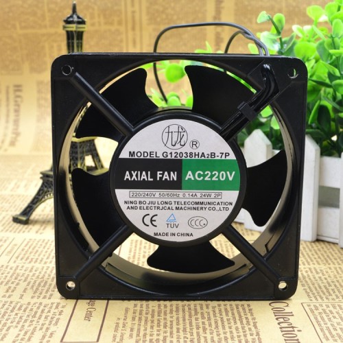 Jiulong G12038HA2B-7P AC220V 0.14A 24W cooling fan Jiulong G12038HA2B-7P AC220V 0.14A 24W cooling fan