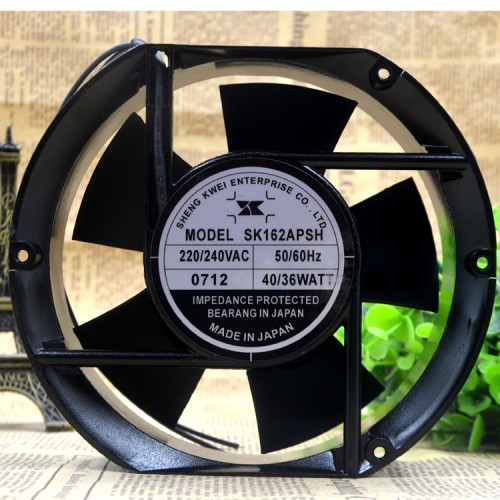 SK162APSH AC220V-240V 40/36W 2-Wires 50/60HZ Cooling Fan SK162APSH AC220V-240V 40/36W 2-Wires 50/60HZ Cooling Fan