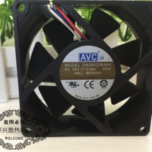 AVC DA08025B48H 48V 0.09A Double ball server cooling fan AVC DA08025B48H 48V 0.09A Double ball server cooling fan