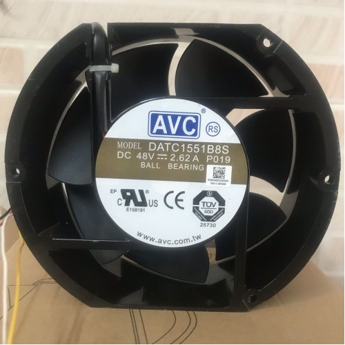 AVC DATC1551B8S 48V 2.62A  double ball bearing PWM 4-wires cooling fan