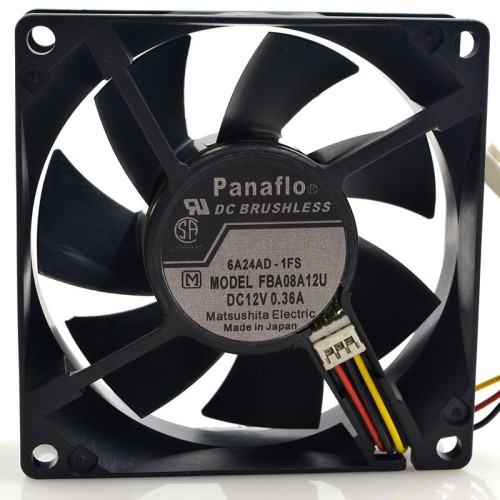 Panaflo FBA08A12U DC 12V 0.36A large volume air cooling fan Panaflo FBA08A12U DC 12V 0.36A large volume air cooling fan