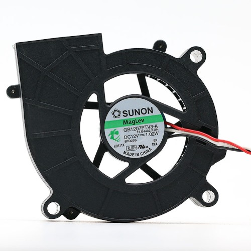 SUNON GB1207PTV3-A DC12V 1.02W 3-wire projector turbo blower cooling fan SUNON GB1207PTV3-A DC12V 1.02W 3-wire projector turbo blower cooling fan