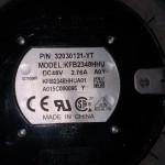 Delta KFB2348HHU DC48V 2.76A 4-wires cooling fan