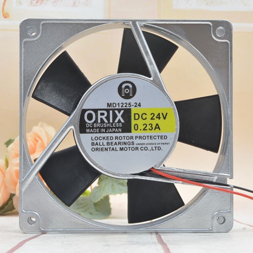 ORIX MD1225-24 24V 0.26A cooling fan ORIX MD1225-24 24V 0.26A cooling fan