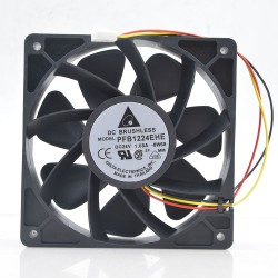 Delta PFB1224EHE BW68 DC 24V 1.08A Ball Bearing Cooling Fan