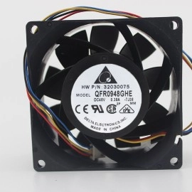QFR0948GHE Delta DC48V 0.39A 32030075  4-wires cooling fan