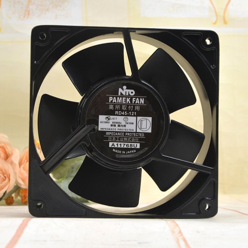 NTO PAMEK FAN RD45-121 AC100V 15/16W cooling fan NTO PAMEK FAN RD45-121 AC100V 15/16W cooling fan