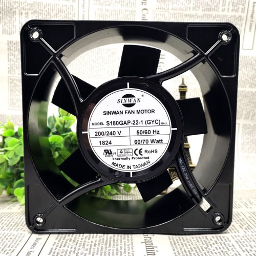SINWAN S180GAP-22-1 AC200/240V 60W cooling fan SINWAN S180GAP-22-1 AC200/240V 60W cooling fan